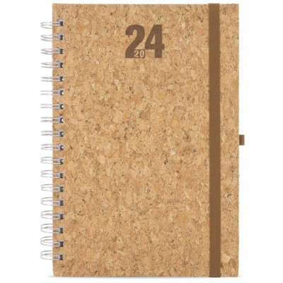 Agenda de corcho ecológica personalizada